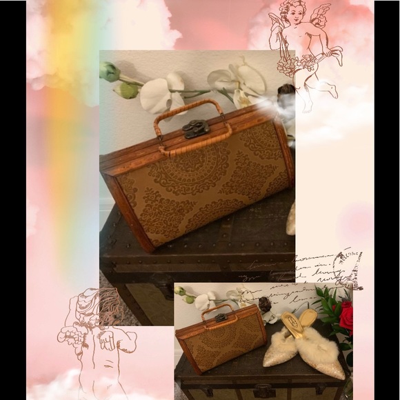 Vintage Moroccan Wooden Purse - Picture 16 of 16